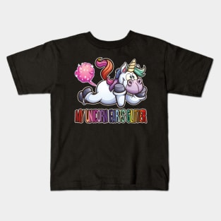 Funny Unicorn Rainbow Farts Glitter Cute Gift idea Kids T-Shirt